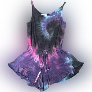 EUC Tie Dye Lucy Romper Size L